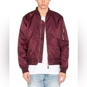 Ksubi Shankley Bomber in Wine XS